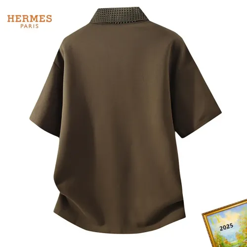 Replica Hermes T-Shirts Short Sleeved For Men #1465726 $38.00 USD for Wholesale