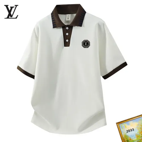 Wholesale Louis Vuitton LV T-Shirts Short Sleeved For Men #1465750 $38.00 USD, Wholesale Quality Replica Louis Vuitton LV T-Shirts