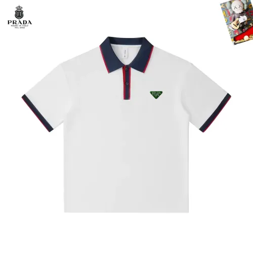 Wholesale Prada T-Shirts Short Sleeved For Men #1465800 $38.00 USD, Wholesale Quality Replica Prada T-Shirts