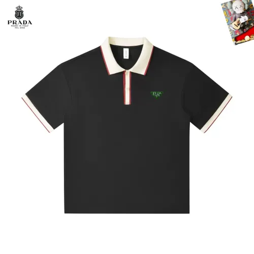 Wholesale Prada T-Shirts Short Sleeved For Men #1465805 $38.00 USD, Wholesale Quality Replica Prada T-Shirts