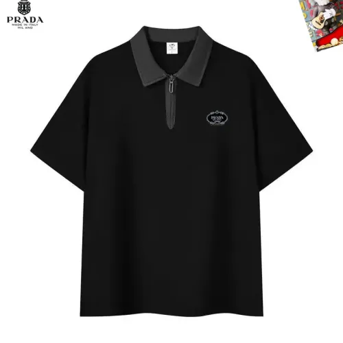 Wholesale Prada T-Shirts Short Sleeved For Men #1465856 $38.00 USD, Wholesale Quality Replica Prada T-Shirts