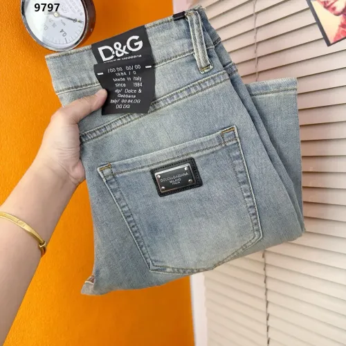 Replica Dolce & Gabbana D&G Jeans For Men #1465887 $40.00 USD for Wholesale