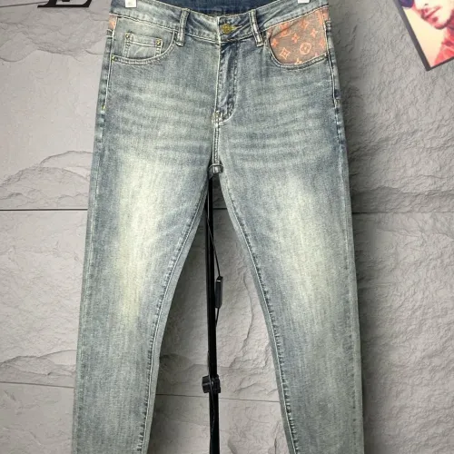 Replica Louis Vuitton LV Jeans For Men #1465916 $42.00 USD for Wholesale