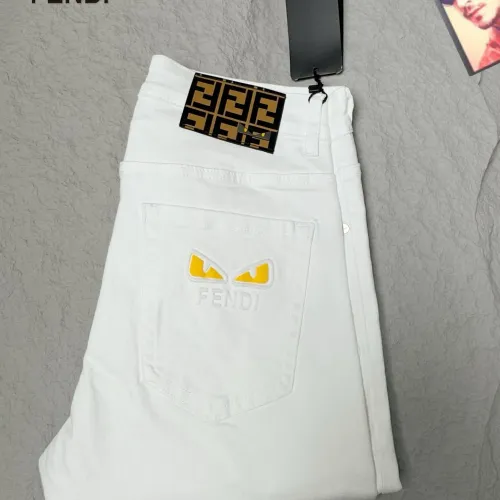 Wholesale Fendi Jeans For Men #1465920 $42.00 USD, Wholesale Quality Replica Fendi Jeans