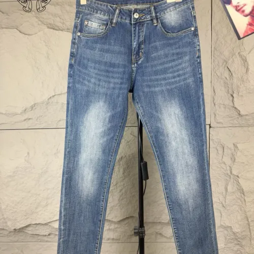 Replica Chrome Hearts Jeans For Men #1465946 $42.00 USD for Wholesale