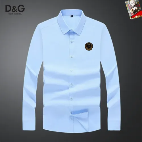 Wholesale Dolce &amp; Gabbana D&amp;G Shirts Long Sleeved For Men #1465999 $40.00 USD, Wholesale Quality Replica Dolce &amp; Gabbana D&amp;G Shirts