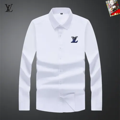 Wholesale Louis Vuitton LV Shirts Long Sleeved For Men #1466004 $40.00 USD, Wholesale Quality Replica Louis Vuitton LV Shirts