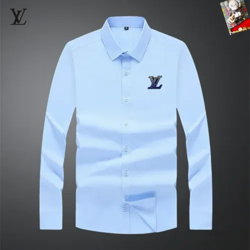 Wholesale Louis Vuitton LV Shirts Long Sleeved For Men #1466005 $40.00 USD, Wholesale Quality Replica Louis Vuitton LV Shirts