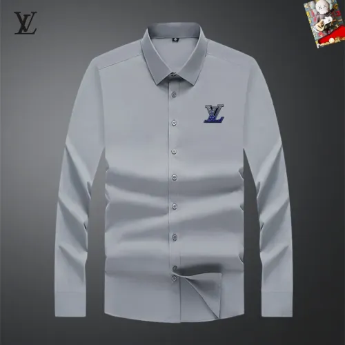 Wholesale Louis Vuitton LV Shirts Long Sleeved For Men #1466007 $40.00 USD, Wholesale Quality Replica Louis Vuitton LV Shirts