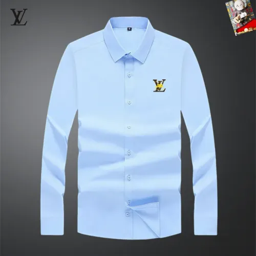 Wholesale Prada Shirts Long Sleeved For Men #1466017 $40.00 USD, Wholesale Quality Replica Prada Shirts