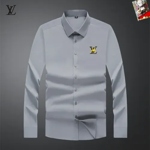 Wholesale Prada Shirts Long Sleeved For Men #1466019 $40.00 USD, Wholesale Quality Replica Prada Shirts