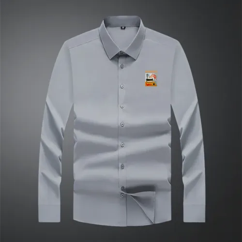 Wholesale Hermes Shirts Long Sleeved For Men #1466025 $40.00 USD, Wholesale Quality Replica Hermes Shirts