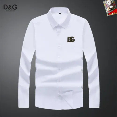 Wholesale Dolce &amp; Gabbana D&amp;G Shirts Long Sleeved For Men #1466070 $40.00 USD, Wholesale Quality Replica Dolce &amp; Gabbana D&amp;G Shirts