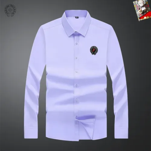 Wholesale Chrome Hearts Shirts Long Sleeved For Men #1466078 $40.00 USD, Wholesale Quality Replica Chrome Hearts Shirts