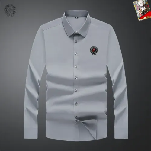 Wholesale Chrome Hearts Shirts Long Sleeved For Men #1466079 $40.00 USD, Wholesale Quality Replica Chrome Hearts Shirts