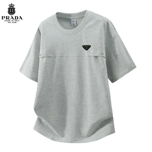 Wholesale Prada T-Shirts Short Sleeved For Men #1466091 $38.00 USD, Wholesale Quality Replica Prada T-Shirts