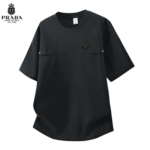 Wholesale Prada T-Shirts Short Sleeved For Men #1466093 $38.00 USD, Wholesale Quality Replica Prada T-Shirts