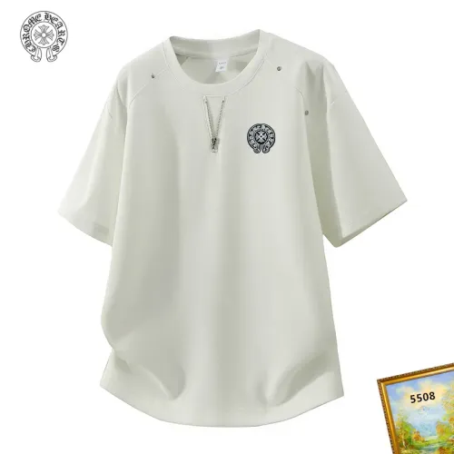 Wholesale Chrome Hearts T-Shirts Short Sleeved For Men #1466121 $38.00 USD, Wholesale Quality Replica Chrome Hearts T-Shirts