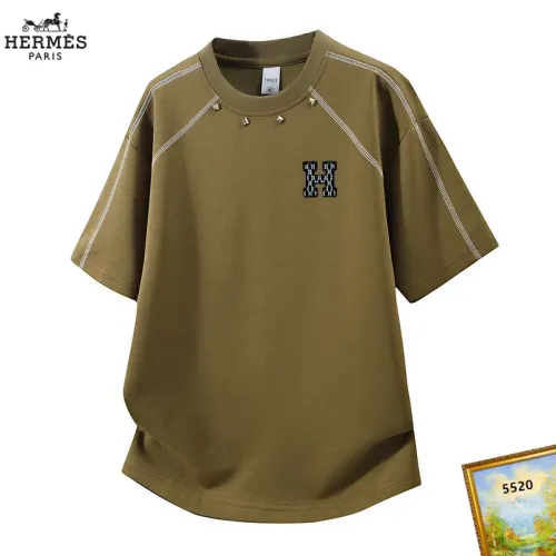 Wholesale Hermes T-Shirts Short Sleeved For Men #1466126 $38.00 USD, Wholesale Quality Replica Hermes T-Shirts