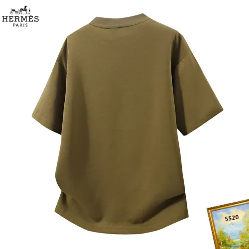 Replica Hermes T-Shirts Short Sleeved For Men #1466126 $38.00 USD for Wholesale