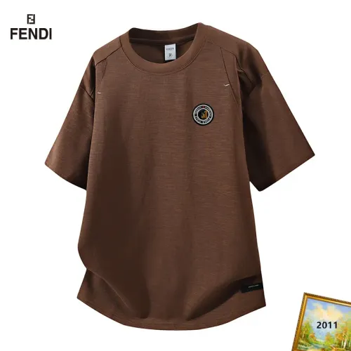 Wholesale Fendi T-Shirts Short Sleeved For Men #1466131 $38.00 USD, Wholesale Quality Replica Fendi T-Shirts