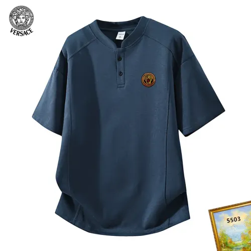 Wholesale Versace T-Shirts Short Sleeved For Men #1466155 $38.00 USD, Wholesale Quality Replica Versace T-Shirts