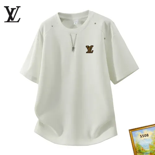 Wholesale Louis Vuitton LV T-Shirts Short Sleeved For Men #1466157 $38.00 USD, Wholesale Quality Replica Louis Vuitton LV T-Shirts