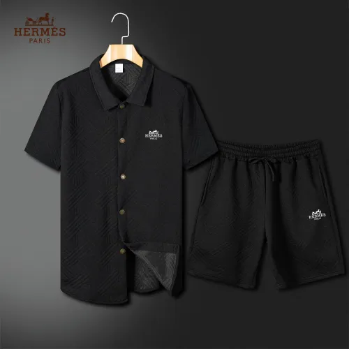Wholesale Hermes Tracksuits Short Sleeved For Men #1466179 $60.00 USD, Wholesale Quality Replica Hermes Tracksuits
