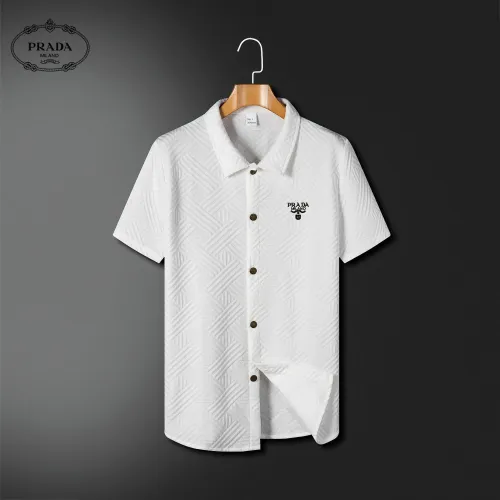 Replica Prada Tracksuits Short Sleeved For Men #1466183 $60.00 USD for Wholesale