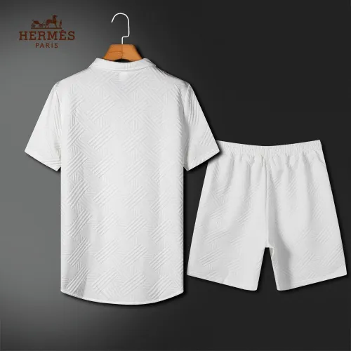 Replica Hermes Tracksuits Short Sleeved For Men #1466201 $60.00 USD for Wholesale