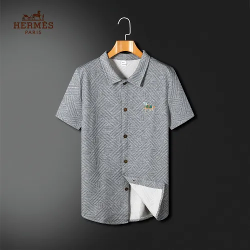 Replica Hermes Tracksuits Short Sleeved For Men #1466202 $60.00 USD for Wholesale