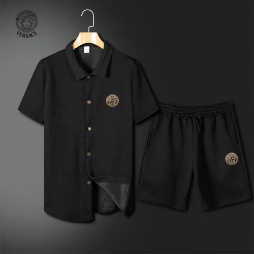 Wholesale Versace Tracksuits Short Sleeved For Men #1466209 $60.00 USD, Wholesale Quality Replica Versace Tracksuits