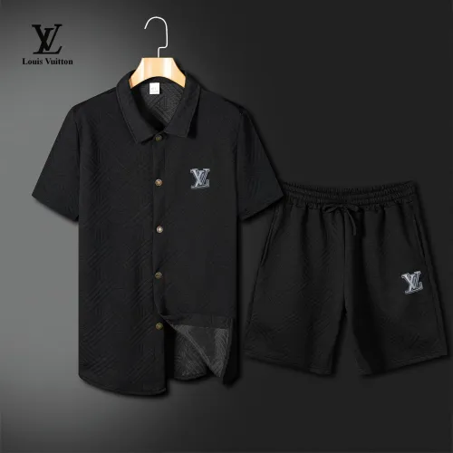 Wholesale Louis Vuitton LV Tracksuits Short Sleeved For Men #1466212 $60.00 USD, Wholesale Quality Replica Louis Vuitton LV Tracksuits