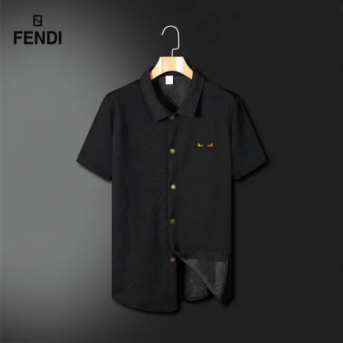 Replica Fendi Tracksuits Short Sleeved For Men #1466215 $60.00 USD for Wholesale