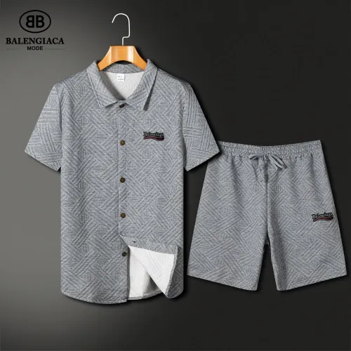 Wholesale Balenciaga Fashion Tracksuits Short Sleeved For Men #1466220 $60.00 USD, Wholesale Quality Replica Balenciaga Fashion Tracksuits