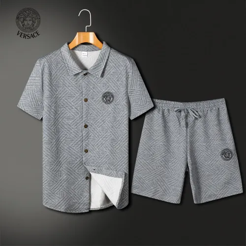 Wholesale Versace Tracksuits Short Sleeved For Men #1466229 $60.00 USD, Wholesale Quality Replica Versace Tracksuits