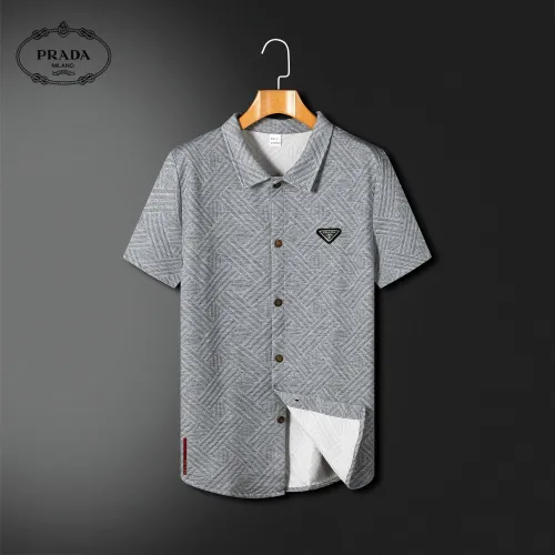 Replica Prada Tracksuits Short Sleeved For Men #1466232 $60.00 USD for Wholesale