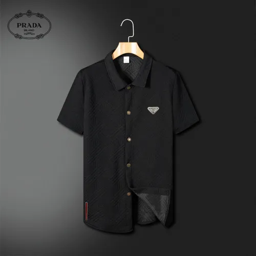 Replica Prada Tracksuits Short Sleeved For Men #1466233 $60.00 USD for Wholesale