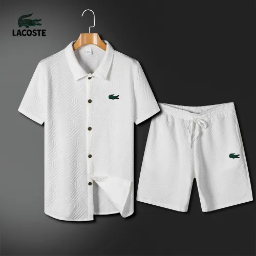 Wholesale Lacoste Tracksuits Short Sleeved For Men #1466249 $60.00 USD, Wholesale Quality Replica Lacoste Tracksuits