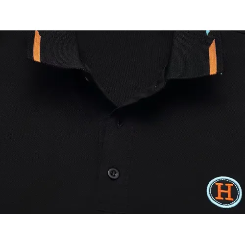 Replica Hermes T-Shirts Short Sleeved For Men #1466300 $32.00 USD for Wholesale