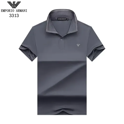Wholesale Armani T-Shirts Short Sleeved For Men #1466306 $32.00 USD, Wholesale Quality Replica Armani T-Shirts