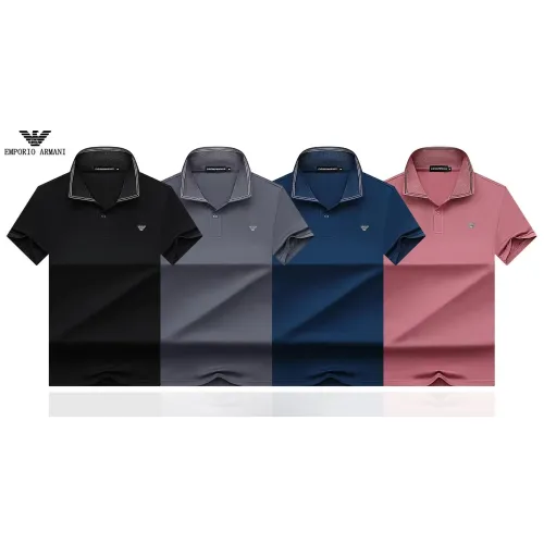 Replica Armani T-Shirts Short Sleeved For Men #1466307 $32.00 USD for Wholesale