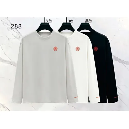 Replica Chrome Hearts T-Shirts Long Sleeved For Men #1466404 $39.00 USD for Wholesale
