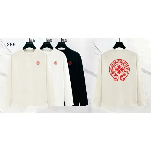 Replica Chrome Hearts T-Shirts Long Sleeved For Men #1466409 $39.00 USD for Wholesale
