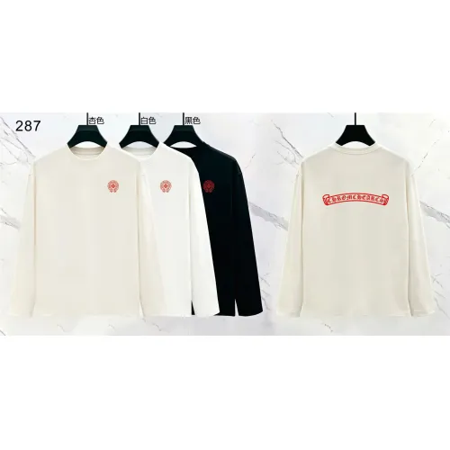 Replica Chrome Hearts T-Shirts Long Sleeved For Men #1466412 $39.00 USD for Wholesale