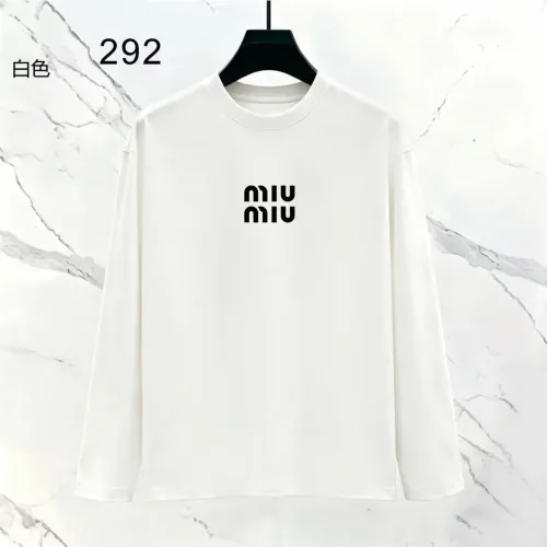 Wholesale MIU MIU T-Shirts Long Sleeved For Men #1466419 $39.00 USD, Wholesale Quality Replica MIU MIU T-Shirts