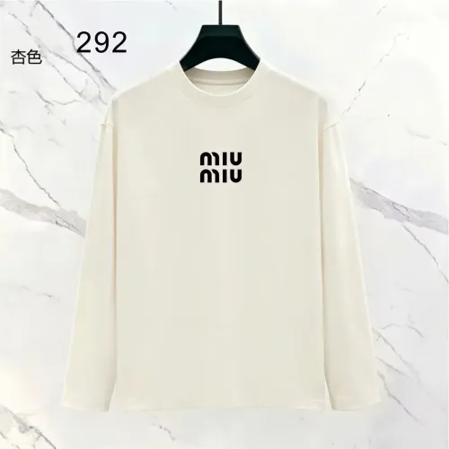 Wholesale MIU MIU T-Shirts Long Sleeved For Men #1466420 $39.00 USD, Wholesale Quality Replica MIU MIU T-Shirts