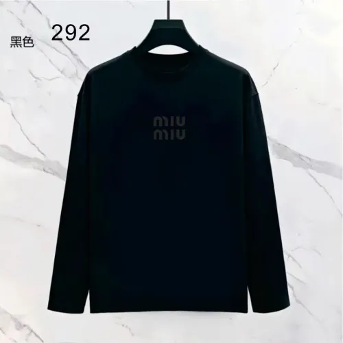 Wholesale MIU MIU T-Shirts Long Sleeved For Men #1466421 $39.00 USD, Wholesale Quality Replica MIU MIU T-Shirts