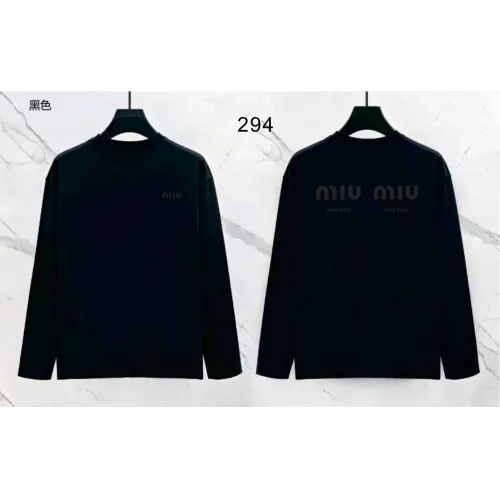 Wholesale MIU MIU T-Shirts Long Sleeved For Men #1466433 $39.00 USD, Wholesale Quality Replica MIU MIU T-Shirts