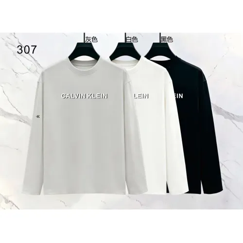 Replica Calvin Klein CK T-Shirts Long Sleeved For Men #1466435 $39.00 USD for Wholesale